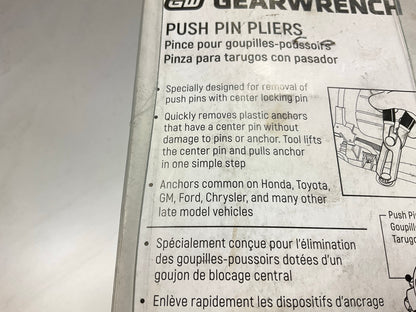 GEARWRENCH 3729 30° Push Pin Removal Pliers