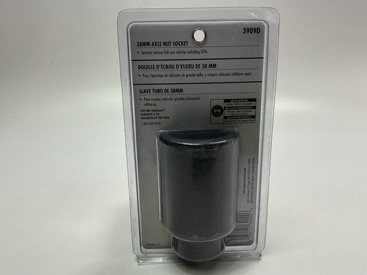GearWrench 3909D  1/2 Drive, 6 Point 38mm Axle Lock Nut Socket - GM And Ford
