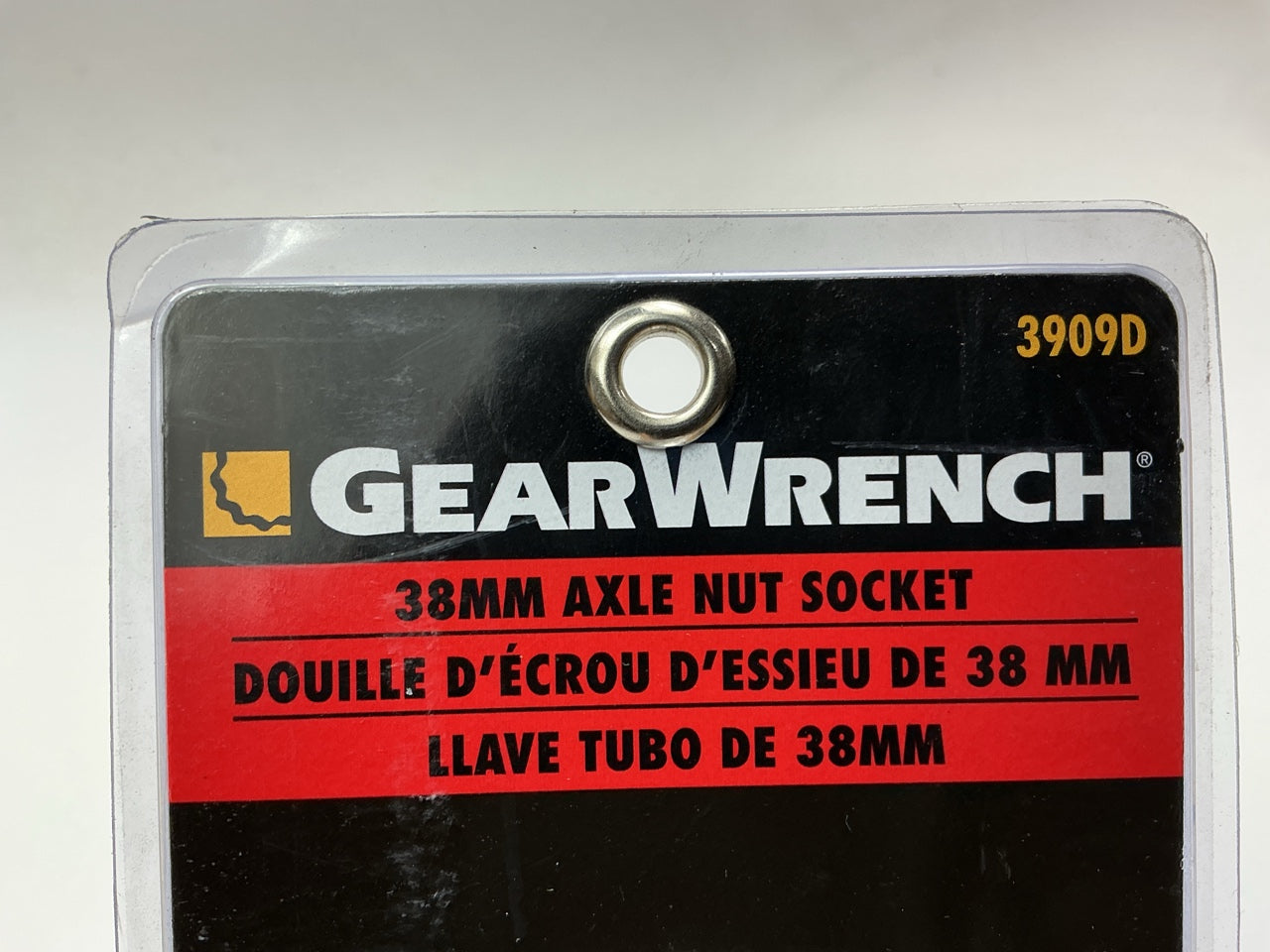 GearWrench 3909D  1/2 Drive, 6 Point 38mm Axle Lock Nut Socket - GM And Ford