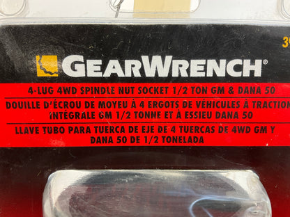 Gearwrench 3937 1/2'' Drive 4-Lug 4WD Spindle Nut Socket 1/2 Ton GM & Dana 50