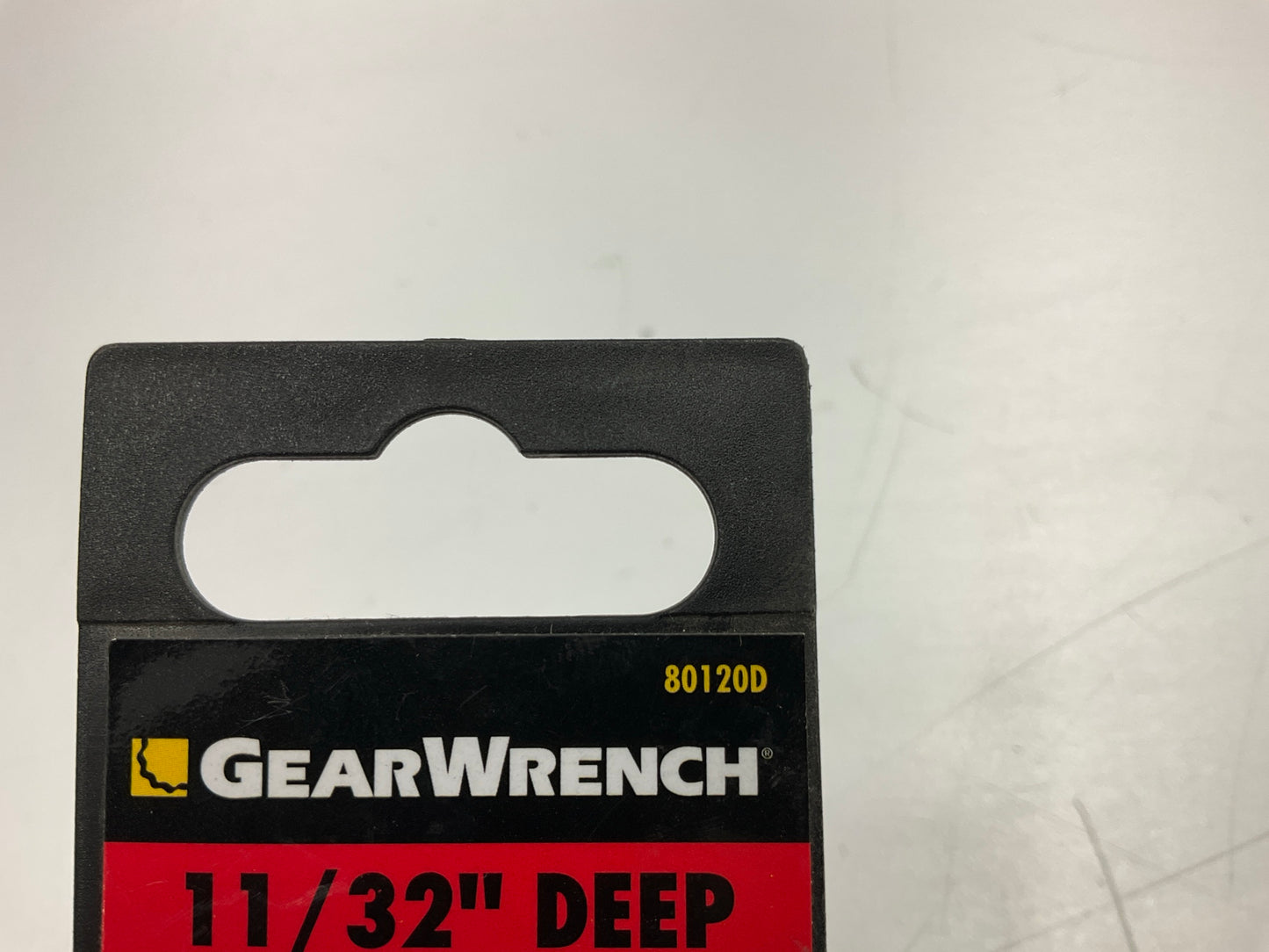 Gearwrench 80120D 11/32'' Deep, 1/4'' Drive, 6 Point SAE Socket
