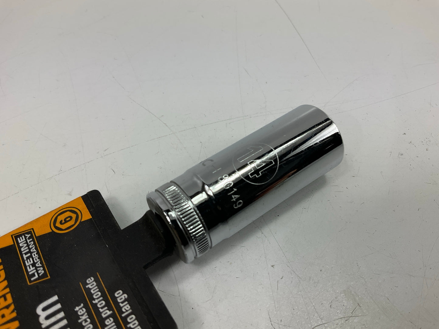 Gearwrench 80149 - 1/4'' Drive 6 Point Deep Metric Socket 14mm
