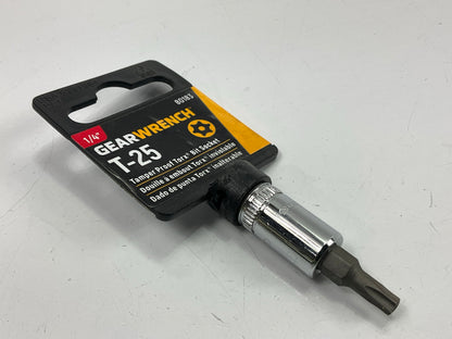 Gearwrench 80183 1/4'' Drive Tamper-Proof Torx® Bit Socket T25