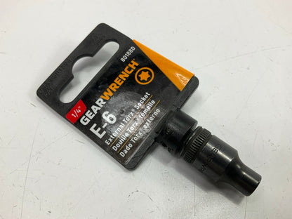 Gearwrench 80188D 1/4'' Drive External Torx Socket E6