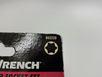 Gearwrench 80322D 6 Pc E-Torx Deep Socket Set 1/4'' Drive E4, E5, E6, E7, E8, E10