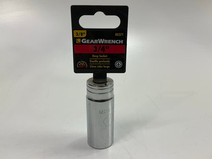 Gearwrench 80371 3/8'' Drive 6 Point Deep SAE Socket 3/4''