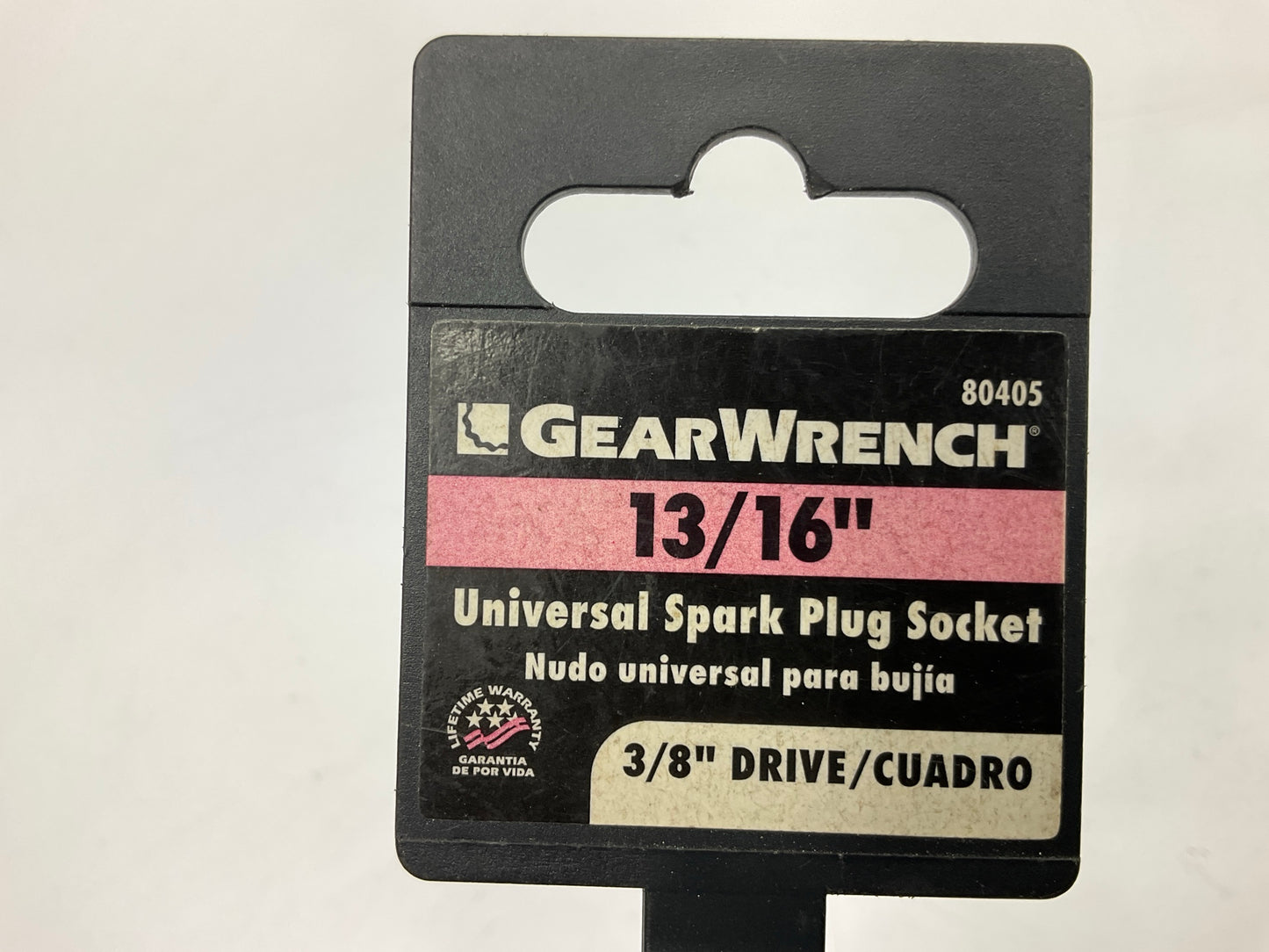 Gearwrench 80405 13/16'' Universal Spark Plug Socket. 3/8'' Drive, Swivel