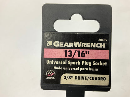 Gearwrench 80405 13/16'' Universal Spark Plug Socket. 3/8'' Drive, Swivel