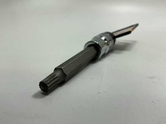 Gearwrench 80449 3/8'' Drive Extra Long Triple Square Bit Metric Socket 6mm