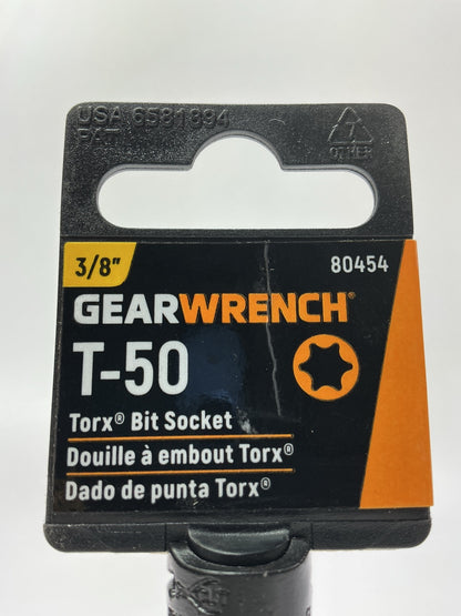 GearWrench 80454 3/8'' Drive T50 Torx Bit Socket