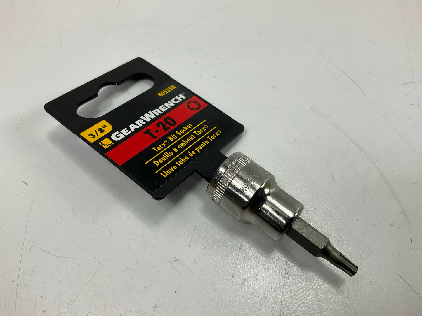 GearWrench 80535N 3/8'' Drive T20 Torx Bit Socket T-20