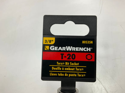 GearWrench 80535N 3/8'' Drive T20 Torx Bit Socket T-20