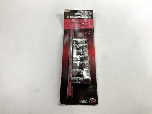 Gearwrench 80564D 7 Piece 3/8'' Drive 6 Point Flex SAE Socket Set