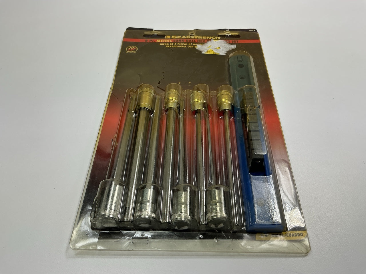 GearWrench 80573 8 Pc. 3/8'' Drive Long Ball End Hex Bit Metric Socket Set