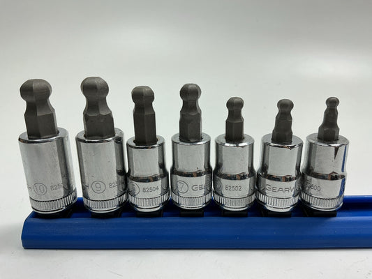 Gearwrench 80587 7 Piece 3/8'' Drive Ball End Hex Bit Metric Socket Set