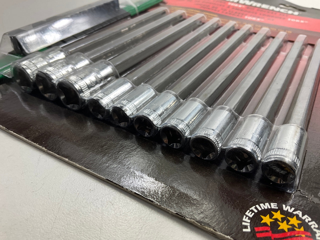 GEARWRENCH 80588D 10 Piece 1/4'' And 3/8'' Drive Long Torx Bit Socket Set