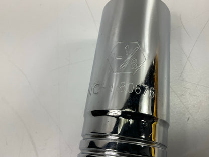 Gearwrench 80676 1/2'' Drive 6 Point Deep SAE Socket 1-1/8''
