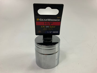 Gearwrench 80679 1/2'' Drive 6 Point Standard SAE Socket 1-1/2''