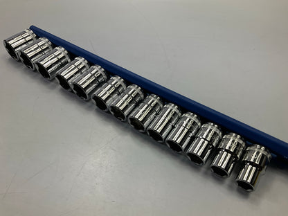OPENED Gearwrench 80702 13 Piece 1/2'' Drive 6 Point Metric Socket Set 12mm-24mm