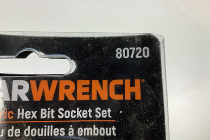 Gearwrench 80720 1/2'' Drive 7-Piece Metric Hex Bit Socket Set 6mm-19mm