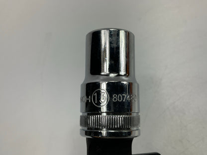 Gearwrench 80748D 1/2'' Drive Standard Metric Socket 13mm, 12 Point