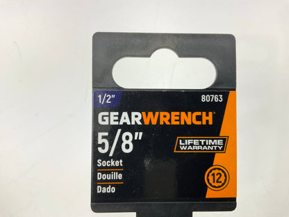 GearWrench 80763 Standard SAE 12 Point Socket 1/2'' Drive - Size 5/8''