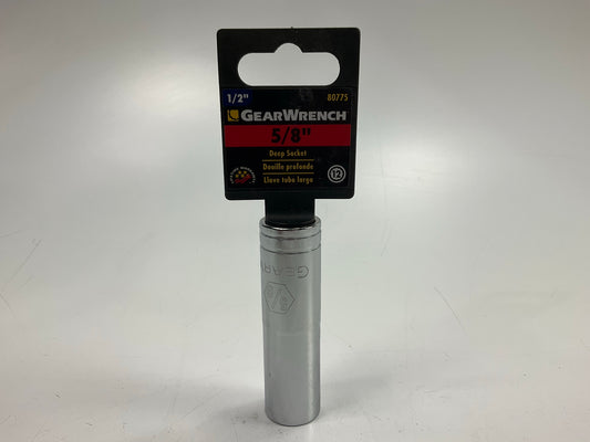 Gearwrench 80775 5/8'' Deep Socket 12 Point SAE 1/2'' Drive