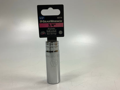 Gearwrench 80777D 1/2'' Drive Deep Socket 12 Point 3/4''
