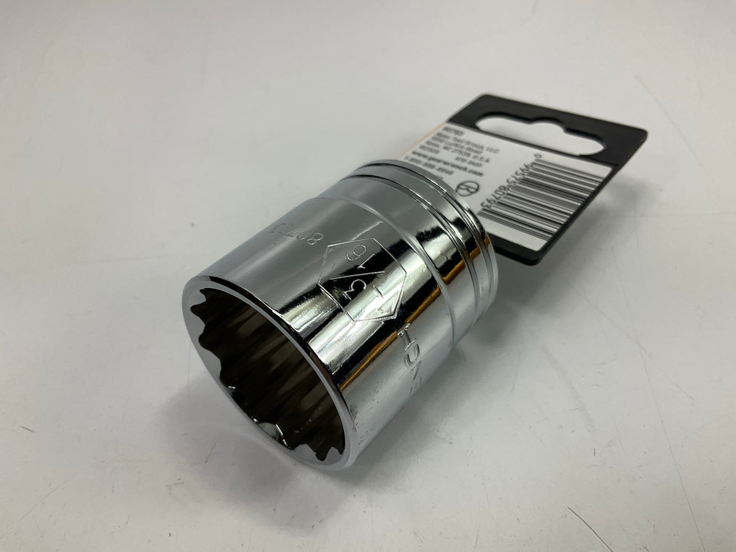 Gearwrench 80793 1/2'' Drive 12 Point Standard SAE Socket 1-3/16''