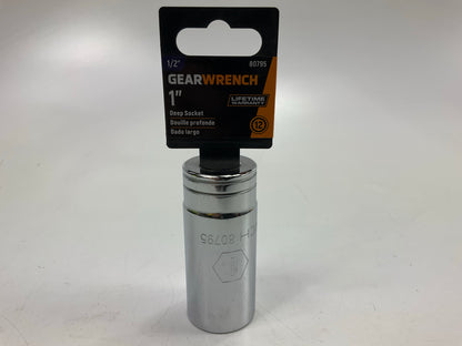 Gearwrench 80795 1/2'' Drive 12 Point Deep SAE Socket 1''