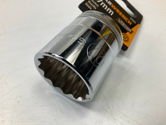 Gearwrench 80812 1/2'' Drive 12 Point Standard Metric Socket 27mm