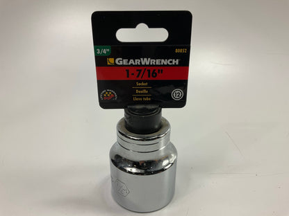 GEARWRENCH 80852 3/4'' Drive 12 Point Standard SAE Socket 1-7/16''