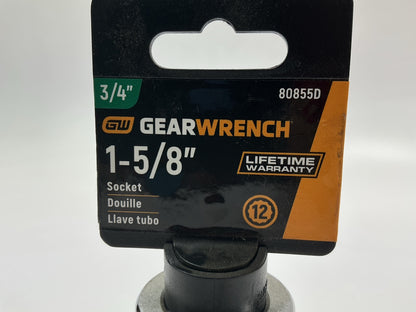 Gearwrench 80855D 3/4'' Drive 12 Point Standard SAE Socket 1-5/8''
