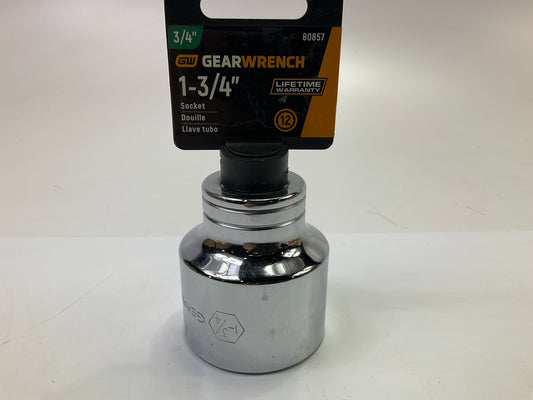 Gearwrench 80857 3/4'' Drive 12 Point Standard SAE Socket 1-3/4''
