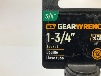 Gearwrench 80857 3/4'' Drive 12 Point Standard SAE Socket 1-3/4''