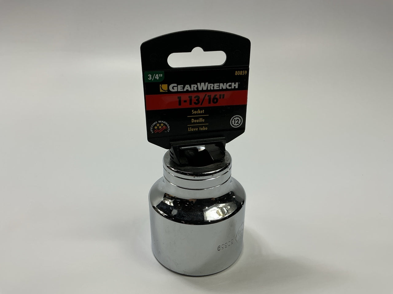 GearWrench 80859 3/4'' Drive 1-13/16'' 12 Point Socket