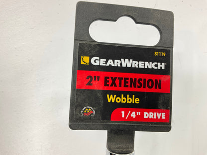 Gearwrench 81119 1/4'' Drive, 2'' Wobble Extension