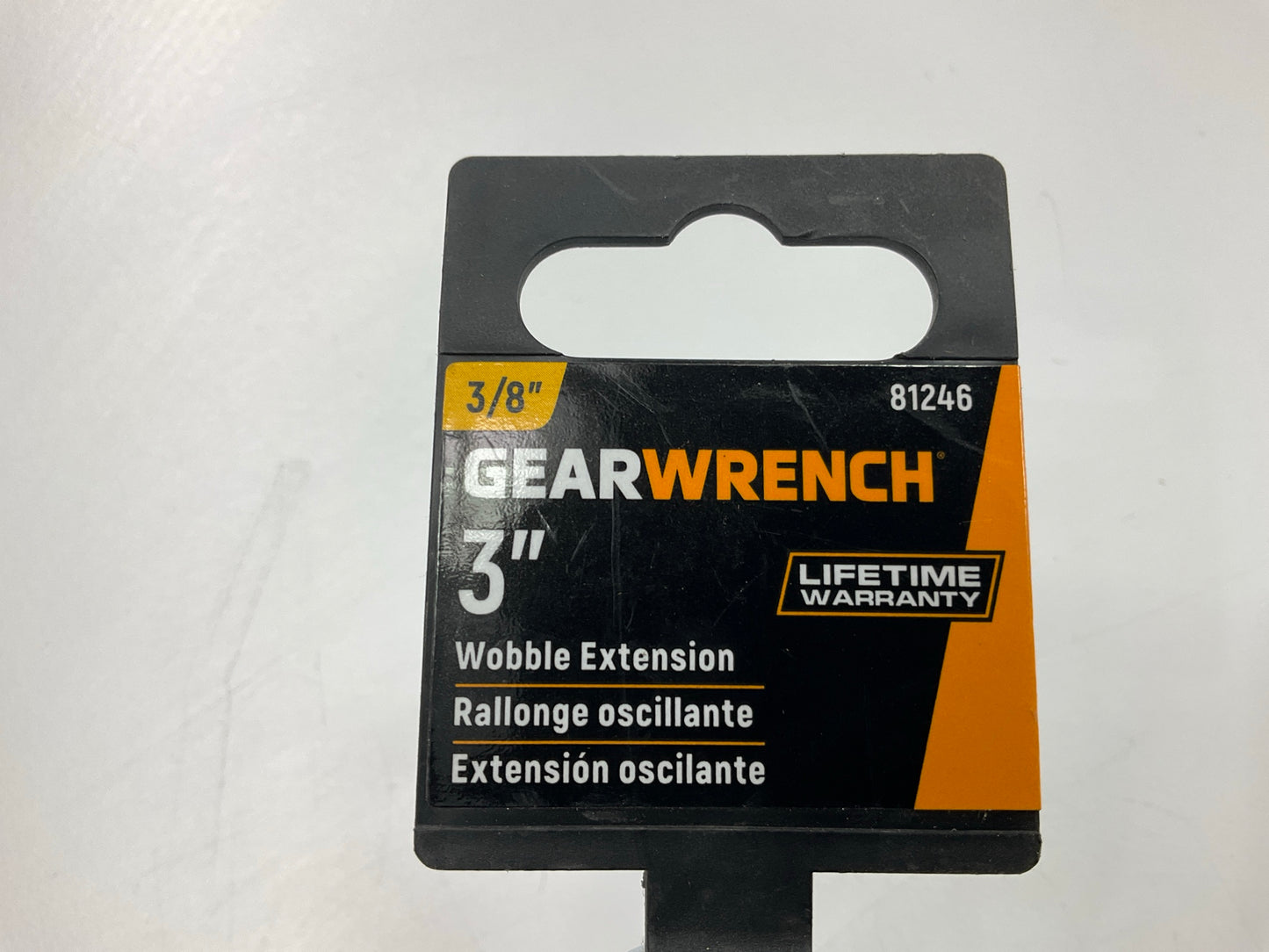 Gearwrench 81246  3/8'' Drive Wobble Extension 3''