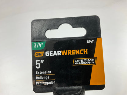 Gearwrench 81411 5'' Long - 3/4'' Drive Extension