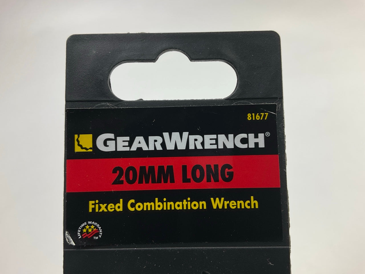 Gearwrench 81677 12 Point Metric Long Pattern Full Polish Combo Wrench - 20mm