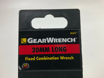 Gearwrench 81677 12 Point Metric Long Pattern Full Polish Combo Wrench - 20mm