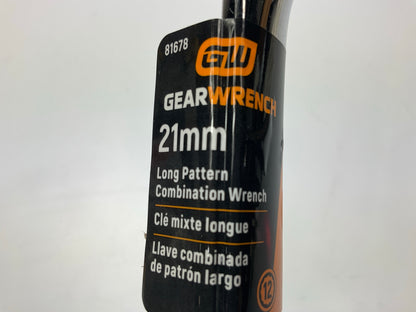 Gearwrench 81678 21MM Long Pattern Combination Wrench