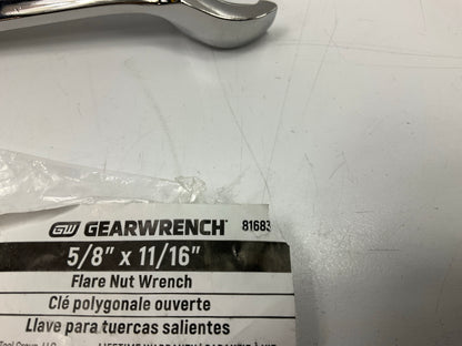 Gearwrench 81683 5/8'' X 11/16'' Flare Nut Wrench