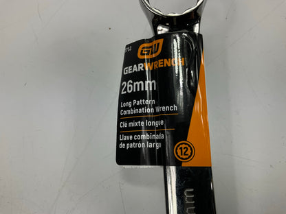 Gearwrench 81752 26mm 12 Point Long Pattern Combination Wrench