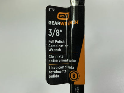 Gearwrench 81771 3/8'' 6 Point Combination Wrench