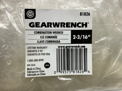 Gearwrench 81826 2-3/16'' 12 Point Long Pattern Satin Combination Wrench