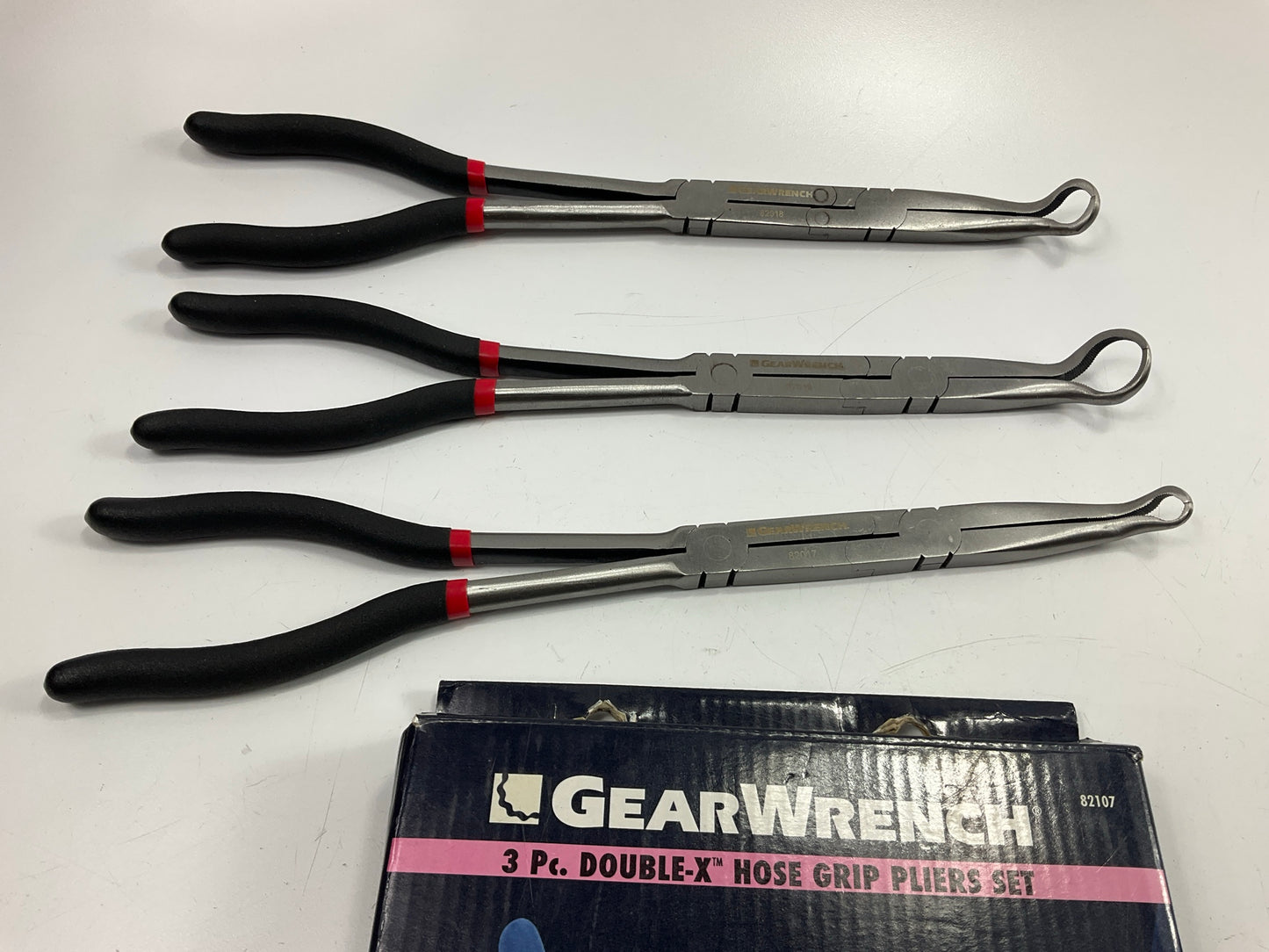 GEARWRENCH 82107 3-Pieces Double-X Hose Grip Plier Set - 5/16'', 1/2'' & 3/4''