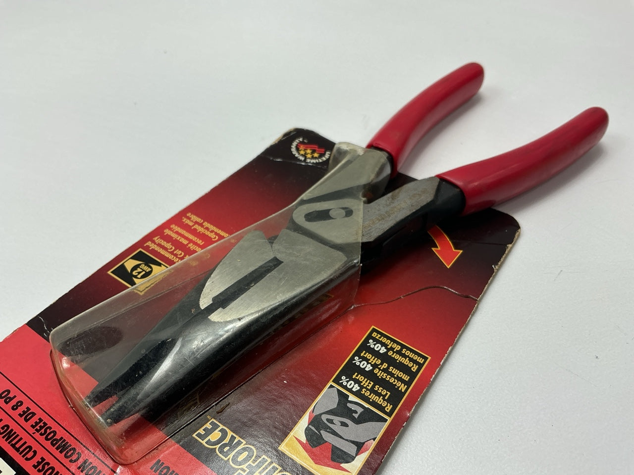 Gearwrench 82121 8'' Compound Action Long Nose Cutting Pliers