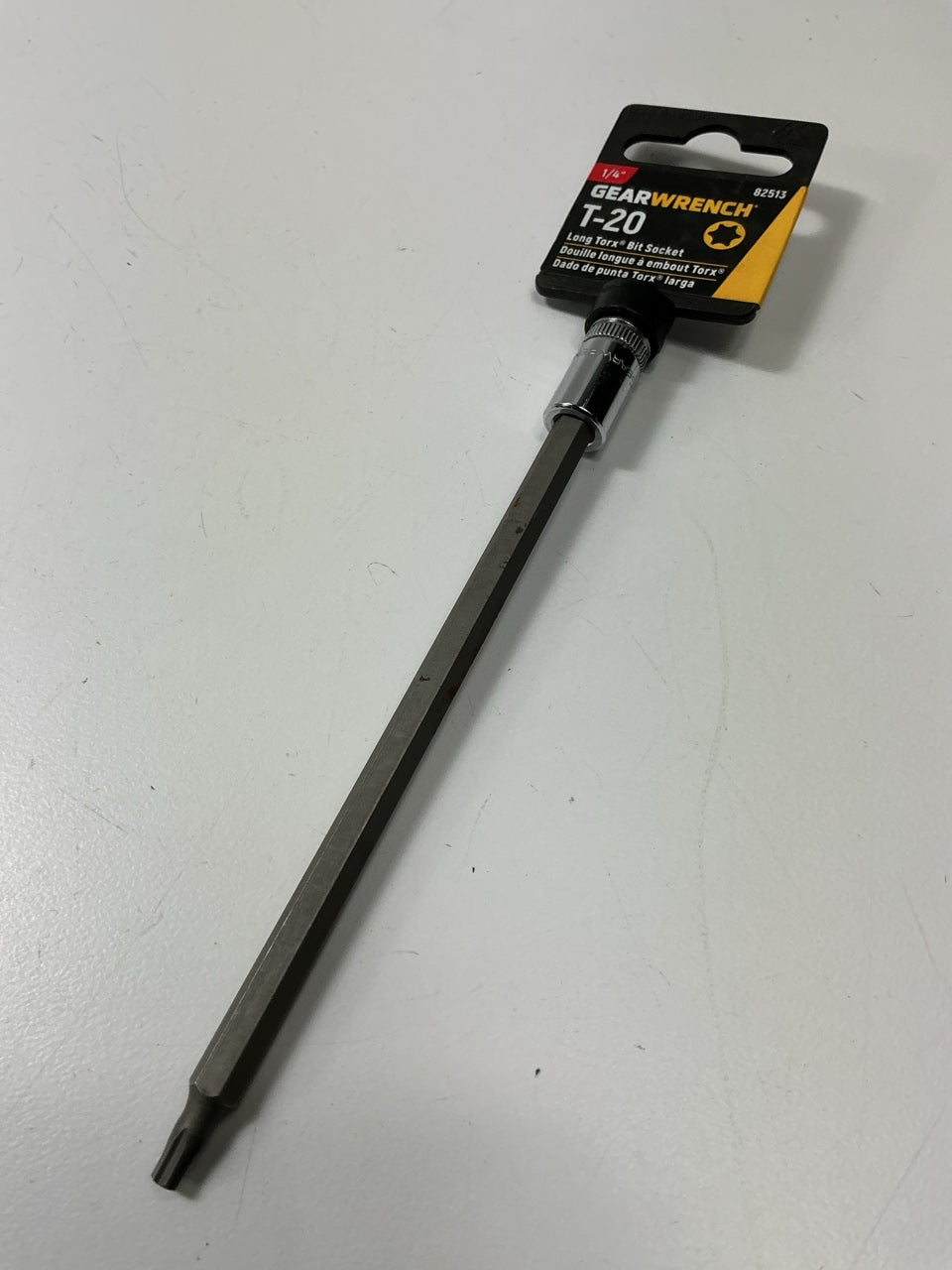 Gearwrench 82513 1/4'' Drive Long Torx Bit Socket T20
