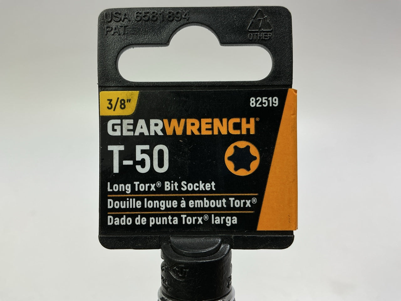Gearwrench 82519 3/8'' Drive Long Torx Bit Socket T50
